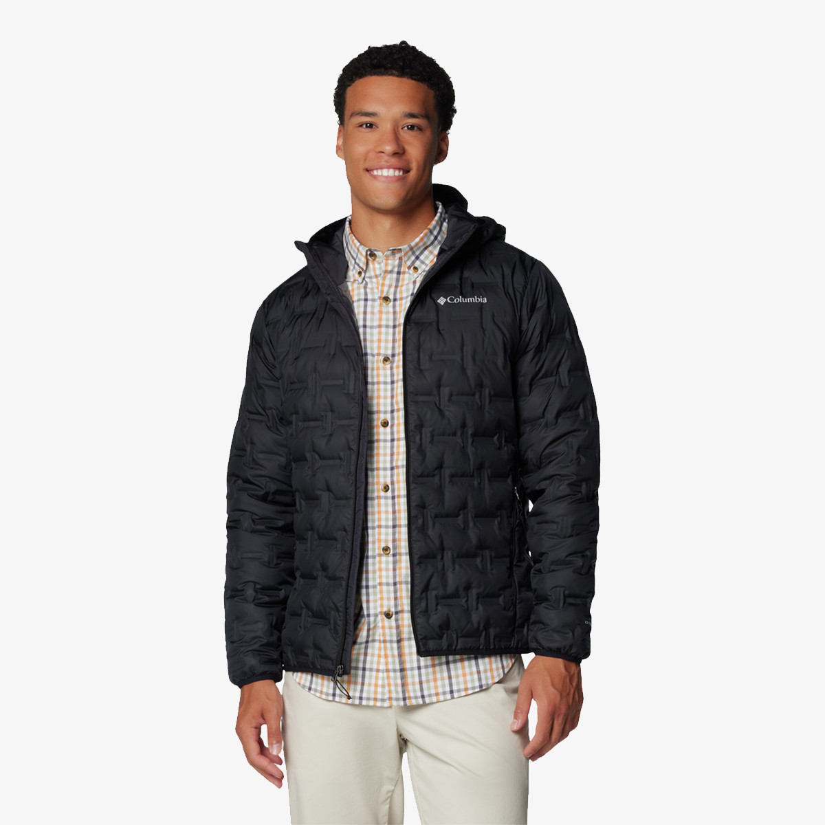 Columbia Delta Ridge II Down Hooded Jacket Black Donsjassen Columbia Delta Ridge II Down Hooded Jacket Black Donsjassen