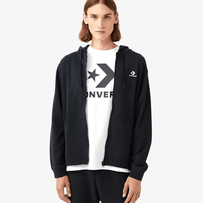 Converse GO-TO EMBROIDERED STAR CHEVRON ZIP HOODIE 