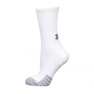 Under Armour UA Heatgear Crew Socks 3-Pack White 