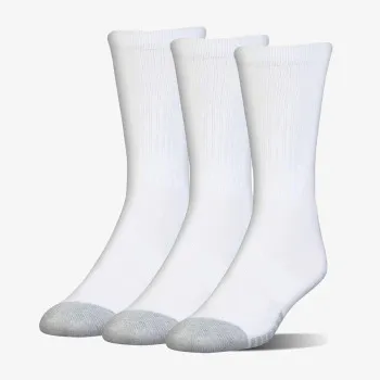 UNDER ARMOUR UA Heatgear Crew Socks 3-Pack White 