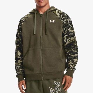 Under Armour UA RIVAL FLC CAMO SCRIPT FZ 1 
