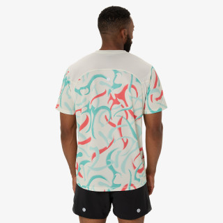 Asics ROAD ALL OVER PRINT SS TOP 