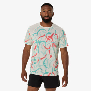 Asics ROAD ALL OVER PRINT SS TOP 