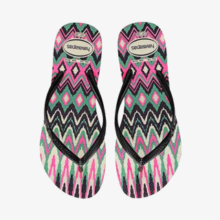 Havaianas SLIM TRIBAL WHITE BLACK P 