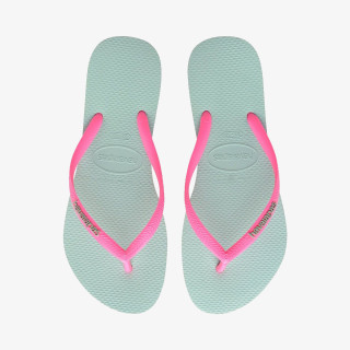 Havaianas SLIM LOGO MENTHA GREEN 