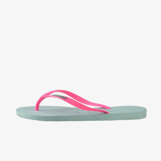 Havaianas SLIM LOGO MENTHA GREEN 