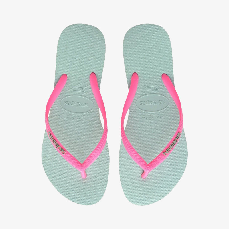 Havaianas SLIM LOGO MENTHA GREEN 