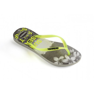 Havaianas SLIM PAISAGE WHITE/YELLOW 