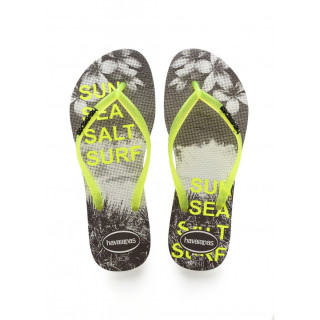 Havaianas SLIM PAISAGE WHITE/YELLOW 