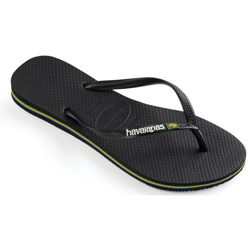 Havaianas SLIM BRASIL LOGO BLACK 
