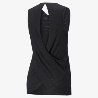 Puma STUDIO BURNOUT TANK PUMA BLACK-BURN OUT 