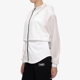 Puma TRAIN ULTRA HOODED JACKET PUMA WHITE 