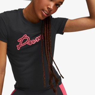 Puma BRANDED SCRIPT SS TEE 