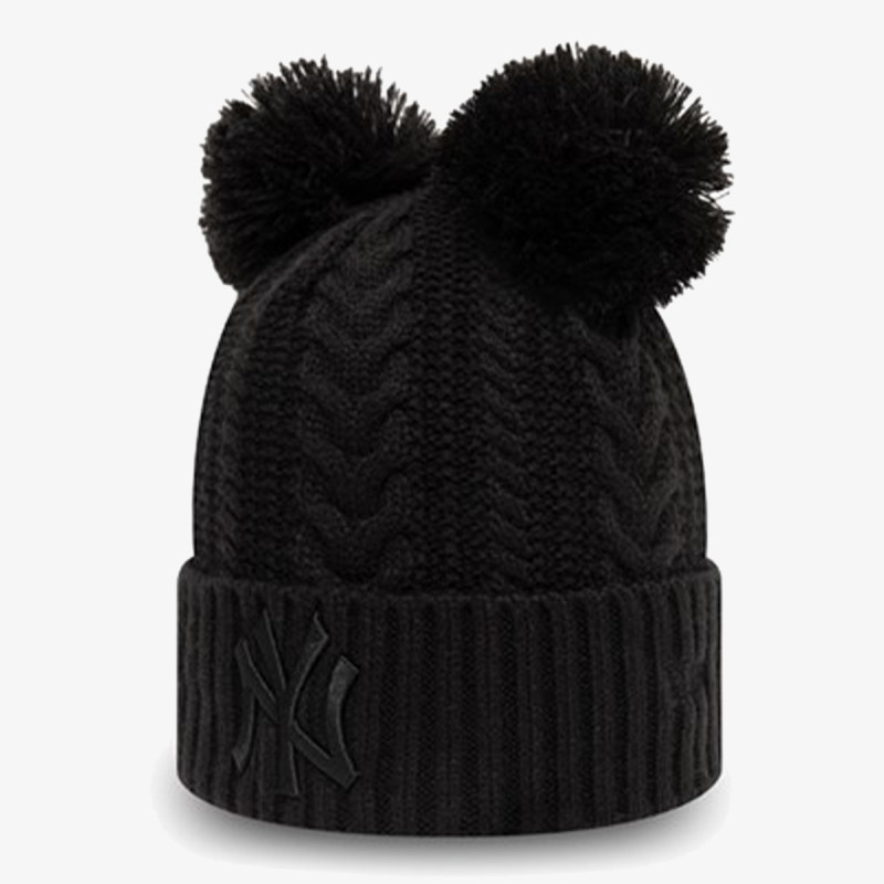 New Era WMNS DOUBLE POM CUFF KNIT NEYYAN  BL 