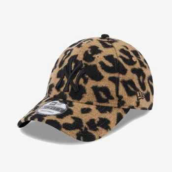 NEW ERA WMNS LEOPARD 9FORTY NEYYAN  CAMBLK 