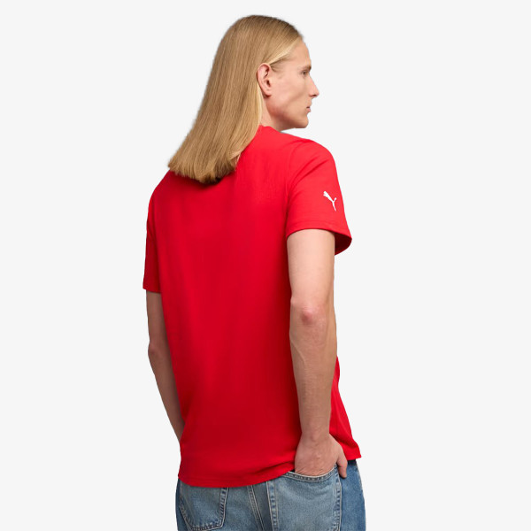 Puma Ferrari Colored Shield Tee rosso corsa 