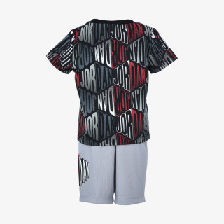 JDB JORDAN RAG BLOCK AOP SHORT 