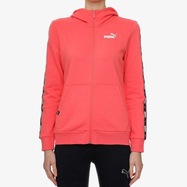 Puma POWER TAPE FULL-ZIP HOODIE FL SALMO 