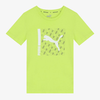 Puma ACTIVE SPORTS TEE B LIGHT LIME 