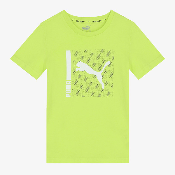 Puma ACTIVE SPORTS TEE B LIGHT LIME 