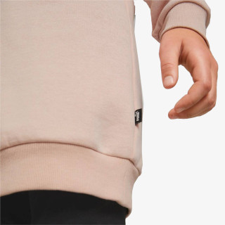 Puma ESS LOGO HOODED DRESS FL G ROSE QUARTZ 