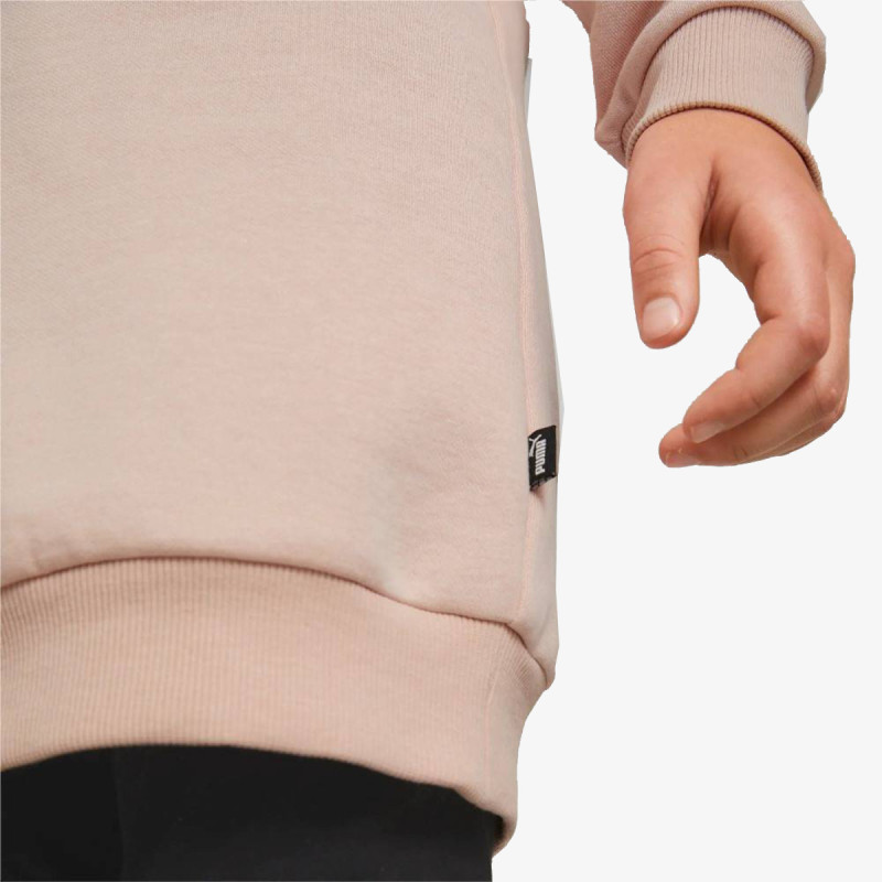 Puma ESS LOGO HOODED DRESS FL G ROSE QUARTZ 