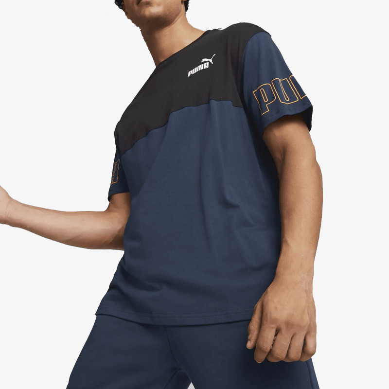 Puma POWER COLORBLOCK TEE 