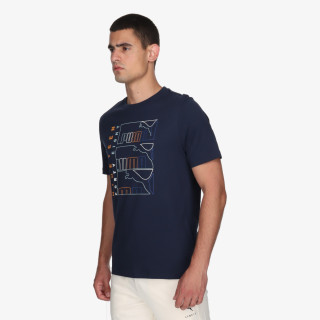 Puma GRAPHICS Triple Logo Tee 