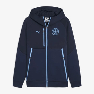 Puma MCFC PUMATECH FZ Hoodie Deep Navy-Team L 