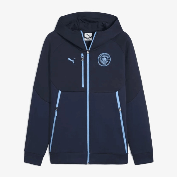 Puma MCFC PUMATECH FZ Hoodie Deep Navy-Team L 