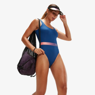 Speedo BELTED DEEP U-BACK 1 PIECE 