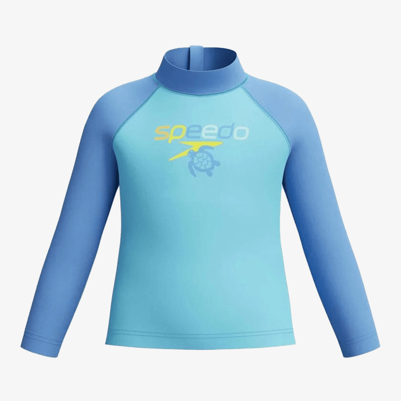 Speedo Long Sleeve Print Rash Guard 