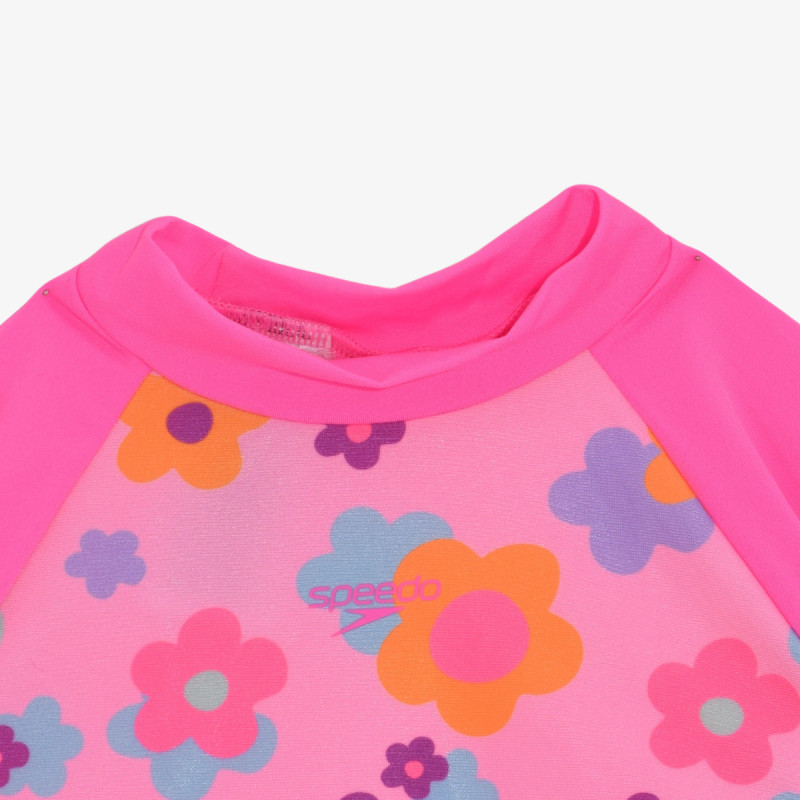 Speedo Long Sleeve Print Rash Guard 