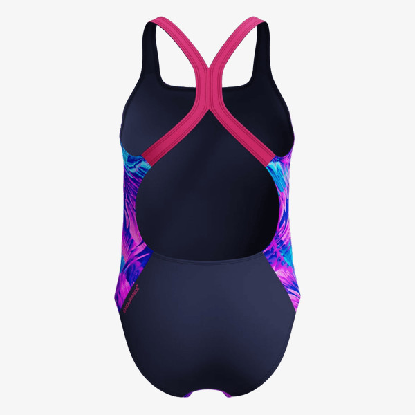 Speedo Print Powerback One Piece 