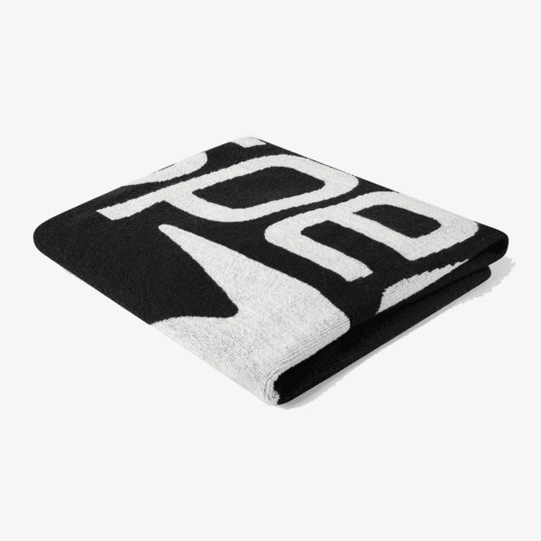 Speedo LOGO TOWEL AU BLACK/WHITE 