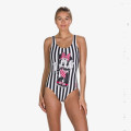Speedo MINNIE PLACEMENT U BACK AF BLACK/WHITE 