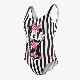 Speedo MINNIE PLACEMENT U BACK AF BLACK/WHITE 