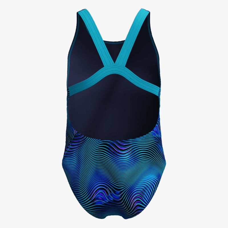 Speedo Print Leaderback One Piece 