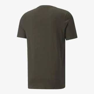 Puma POWER LOGO TEE FOREST NIGHT 