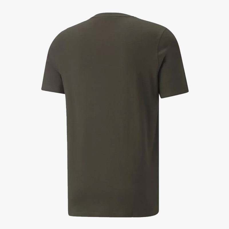 Puma POWER LOGO TEE FOREST NIGHT 