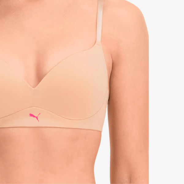Puma PUMA SOFT PADDED BRA 1P HANG CHAMPAGNE 