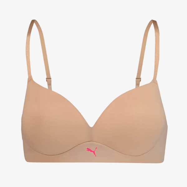 Puma PUMA SOFT PADDED BRA 1P HANG CHAMPAGNE 