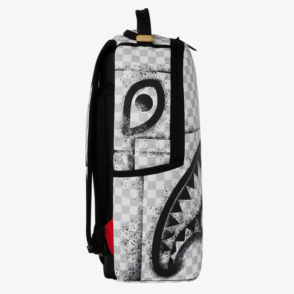 SPRAYGROUND RED STENCIL SHARK BACKPACK 