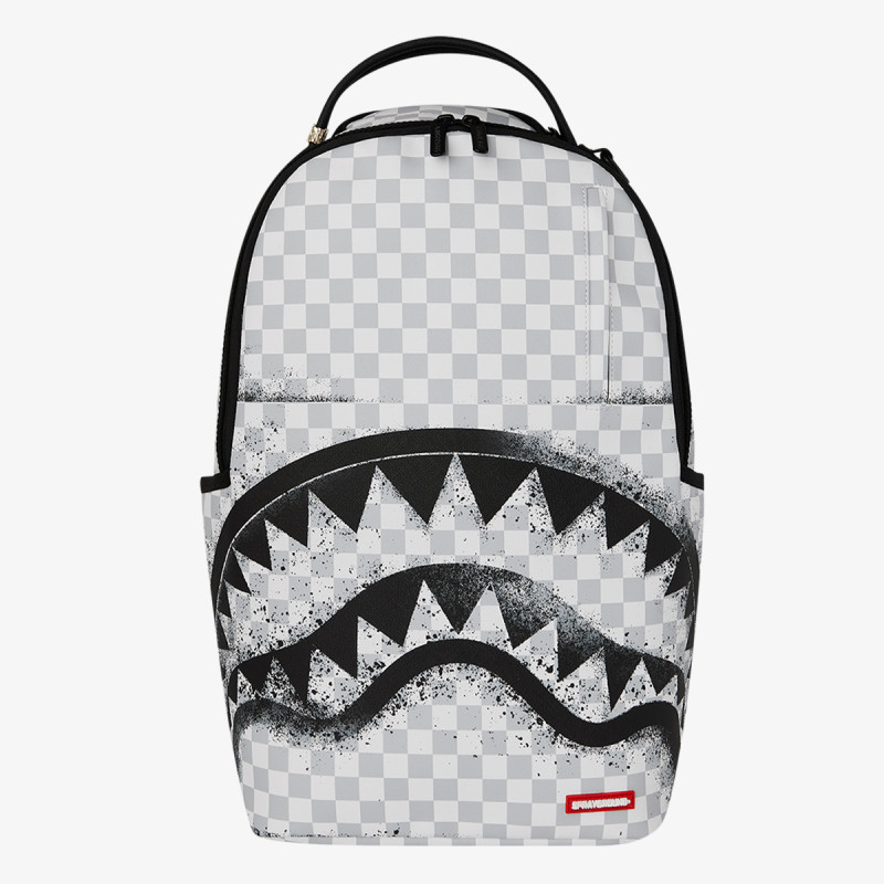 SPRAYGROUND RED STENCIL SHARK BACKPACK 