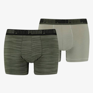 Puma MEN SPACEDYE STRIPE BOXER 2P 