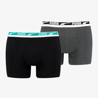 PUMA MEN MULTI LOGO BOXER 2P 