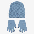 JAN MONOGRAM BEANIE SET 