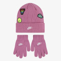 Nike NAN NIKE PATCH PEAK BEANIE SET 