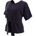 Nike W NK STUDIO SS WRAP TOP 