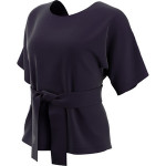 Nike W NK STUDIO SS WRAP TOP 